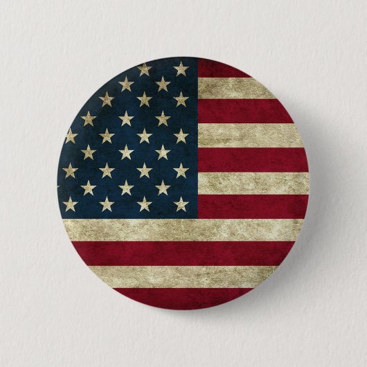 Amerikaanse vlag Ronde Button 5,7 Cm (Voorkant)