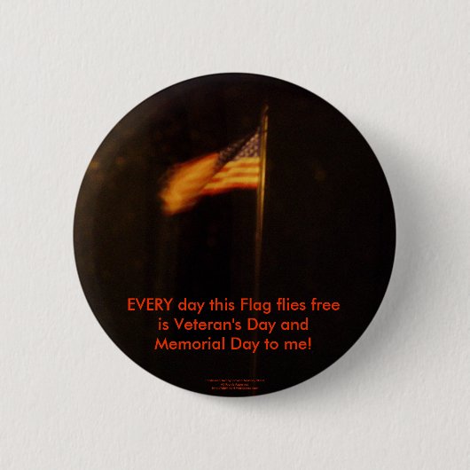Amerikaanse vlag ronde button 5,7 cm (Voorkant)