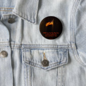 Amerikaanse vlag ronde button 5,7 cm (In situ)