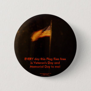 Amerikaanse vlag ronde button 5,7 cm