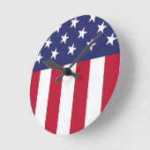 Amerikaanse vlag ronde klok (Hoek)