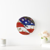 Amerikaanse vlag ronde klok (Huis)