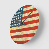 Amerikaanse vlag ronde klok (Hoek)