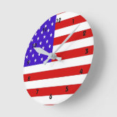 Amerikaanse vlag ronde klok (Hoek)