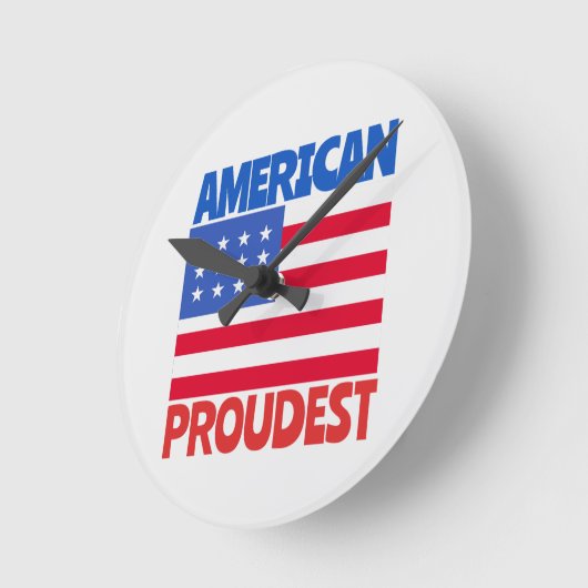 Amerikaanse vlag ronde klok (Hoek)