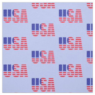 Amerikaanse vlag Rood blauw op bleke blauwe achter Stof