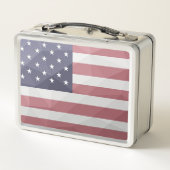 Amerikaanse vlag Rood Wit Blauw Amerika Geometrisc (Achterkant)