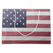 Amerikaanse vlag Rood Wit Blauw Amerika Geometrisc Groot Cadeauzakje (Voorkant)
