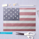 Amerikaanse vlag Rood Wit Blauw Amerika Geometrisc Tissuepapier (Craft)