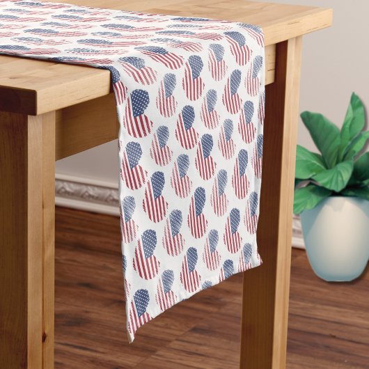 Amerikaanse Vlag Rood Wit Blauw Patriotisch Medium Tafelloper