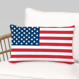 Amerikaanse vlag Rood Wit Blauw Patriottisch Buitenkussen