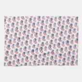 Amerikaanse Vlag Rood Wit Blauw Patriottisch Theedoek (Horizontaal)
