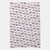 Amerikaanse Vlag Rood Wit Blauw Patriottisch Theedoek (Verticaal)