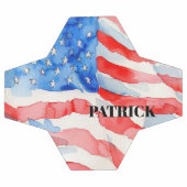 Amerikaanse vlag Rood Wit Blauw Persoonlijk Voetbal (Enkel)