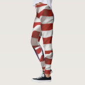 Amerikaanse vlag - Rood wit en blauw Leggings (Links)
