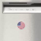 Amerikaanse vlag rood wit en blauw magneet (Insitu (Vaatwasser))