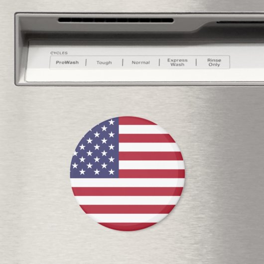 Amerikaanse vlag rood wit en blauw magneet (Insitu (Vaatwasser))