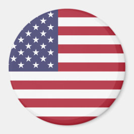 Amerikaanse vlag rood wit en blauw magneet