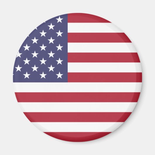 Amerikaanse vlag rood wit en blauw magneet (Voorkant)