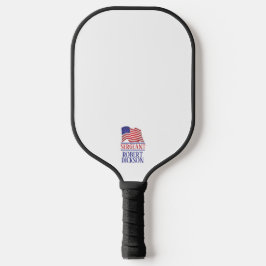 Amerikaanse vlag Rood wit en blauw Pickleball Paddle