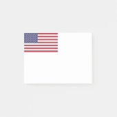 Amerikaanse vlag rood wit en blauw post-it® notes (Voorkant)
