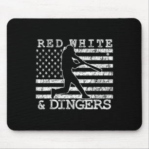 Amerikaanse Vlag Rood Wit En Dingers Verkopen Zach Muismat