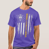  Amerikaanse vlag: Rot Skiing Coach mama T-shirt (Voorkant)