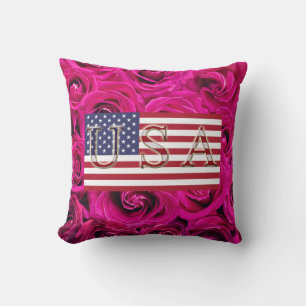Amerikaanse vlag & Rozen Sierkussen