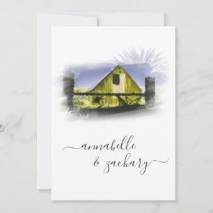 *~* Amerikaanse vlag RSVP QR AR19 Wedding Kaart