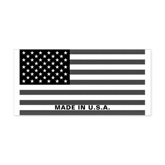 Amerikaanse vlag Rubber Stamp Rubberstempel (Afrduk)