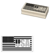 Amerikaanse vlag rubberstempel (Gestempeld)