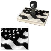 Amerikaanse vlag rubberstempel (Gestempeld)