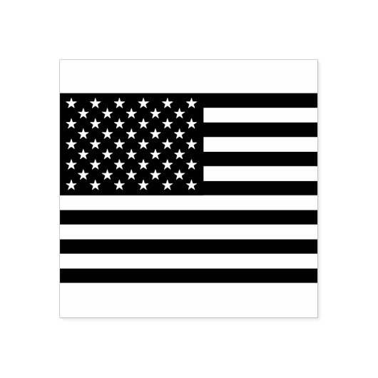 Amerikaanse vlag rubberstempel (Afrduk)