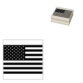 Amerikaanse vlag rubberstempel (Gestempeld)