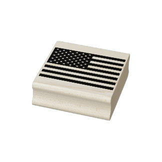 Amerikaanse vlag rubberstempel