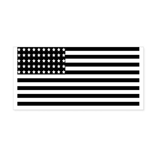 Amerikaanse vlag rubberstempel (Afrduk)