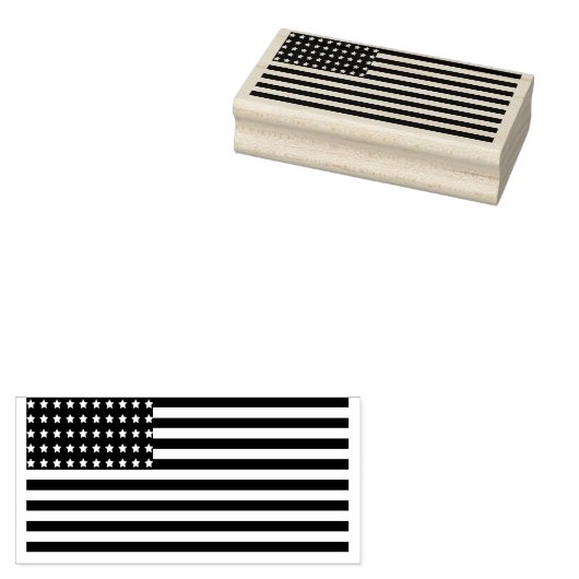 Amerikaanse vlag rubberstempel (Gestempeld)