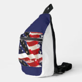 Amerikaanse vlag rugzak (Rechterhoek)