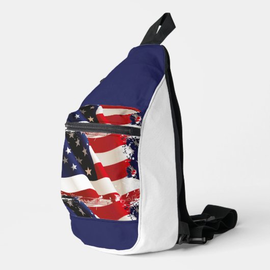 Amerikaanse vlag rugzak (Rechterhoek)