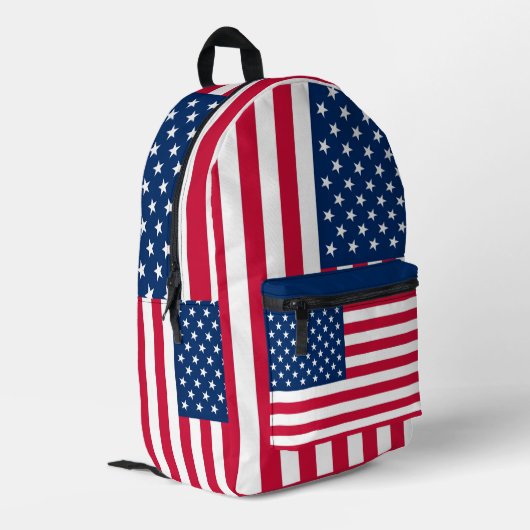 Amerikaanse Vlag Rugzak USA Patriottisch (Achterkant Hoek Links)
