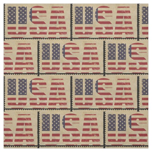 Amerikaanse vlag Russisch patriottisch symbool Stof (Swatch)