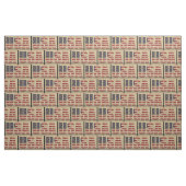 Amerikaanse vlag Russisch patriottisch symbool Stof (Fat Quarter)
