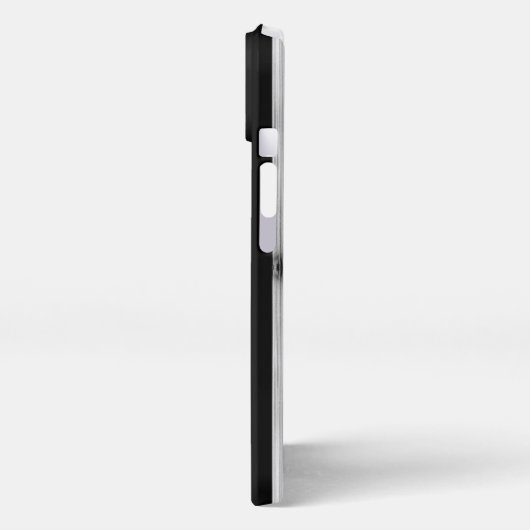 Amerikaanse vlag Rustic Wood Black White Monogram iPhone Hoesje (Linkerkant)