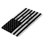 Amerikaanse vlag Rustic Wood Black White Patriotic Magneet (Linkerzijde)