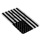 Amerikaanse vlag Rustic Wood Black White Patriotic Magneet (Rechterzijde)