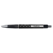 Amerikaanse vlag Rustic Wood Black White Patriotic Pen (Voorkant)