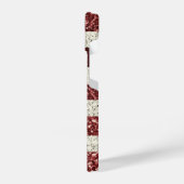 Amerikaanse vlag rustieke rood goud blauw fonkelt  iPhone hoesje (Linkerkant)