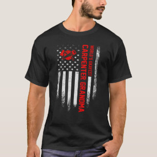 Amerikaanse vlag S Okayest Carpenter T-shirt