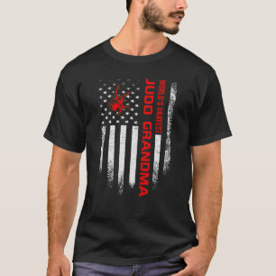 Amerikaanse vlag S. Okayest Judo Gra T-shirt