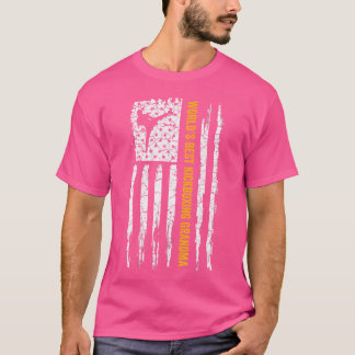 Amerikaanse vlag 's werelds beste moeder kickbokse t-shirt